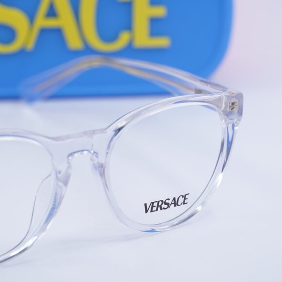 Versace Kids VK3321U 148 Cat Eye Eyeglasses 48mm - Crystal - Picture 2 of 11